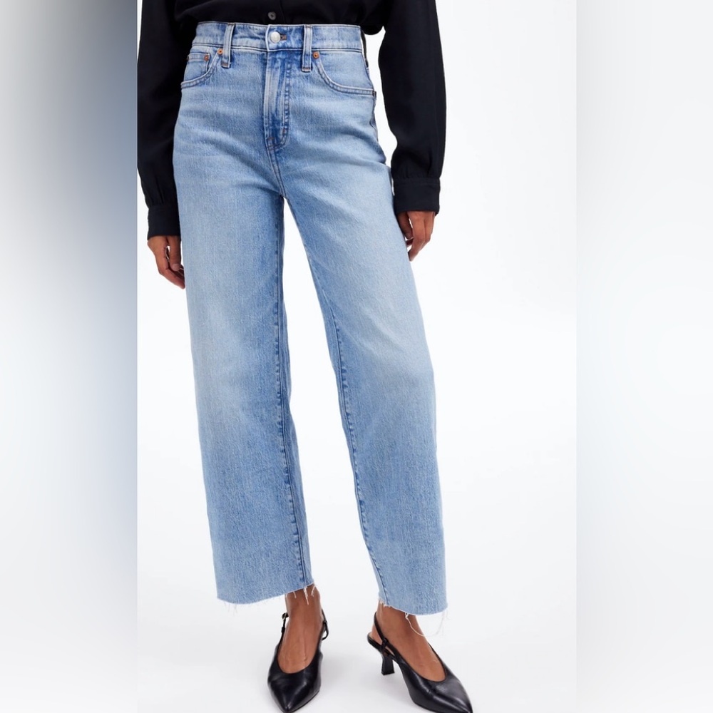 Madewell Wide Leg Crop Jeans